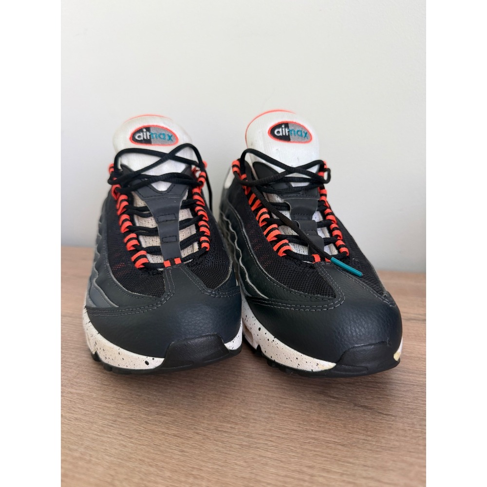 Nike Air Max 95 Recraft Black Aquamarine Orange CJ3906-008 Youth 7Y Women's 8.5